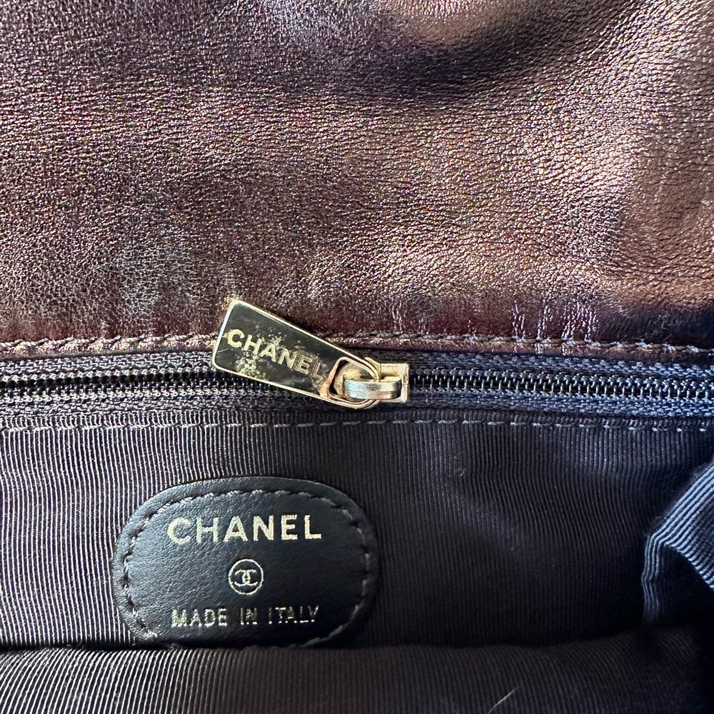Chanel Metallic Calfskin Messenger Bag - Picture 10 of 10